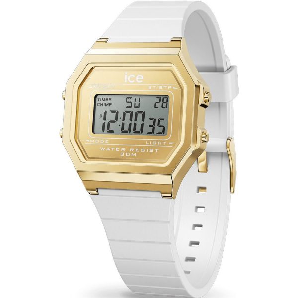 Ice Watch Digit Retro White Gold montre femme 022049