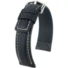 Hirsch Carbon L bracelet de montre 02592050-2-22