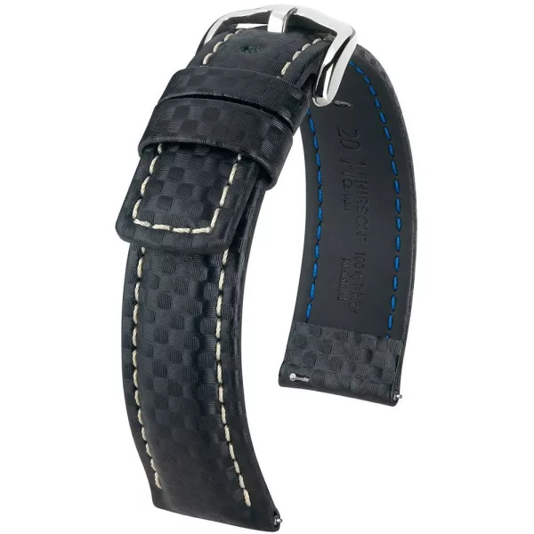Hirsch Carbon L bracelet de montre 02592050-2-22