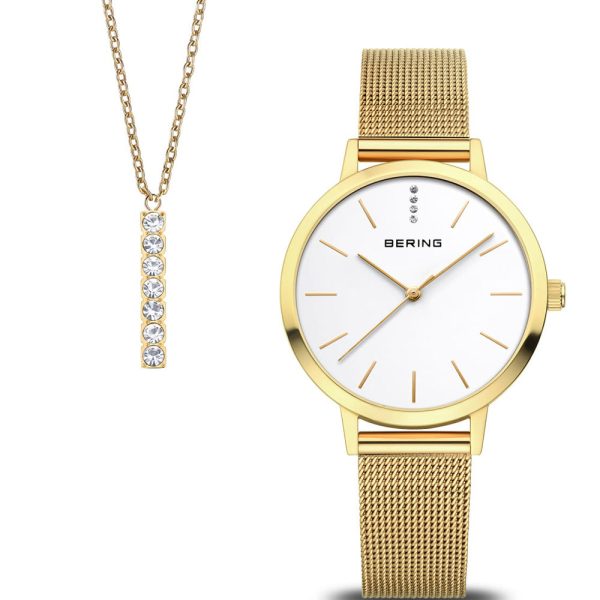 Bering Classic montre femme ensemble 13434-334-GWP