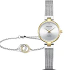 Bering Classic 15th Anniversary montre femme ensemble 17724-010-GWP