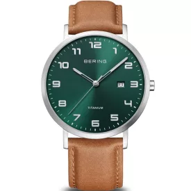 Bering Titanium montre pour hommes 18640-568