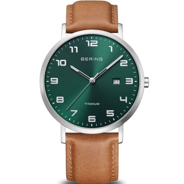 Bering Titanium montre pour hommes 18640-568