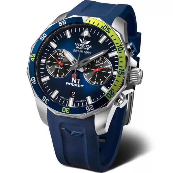 Vostok Europe N1 Rocket montre pour hommes 6S21-225A708-SB