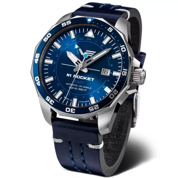 Vostok Europe N1 Rocket GMT montre pour hommes NH34A-225A712-L