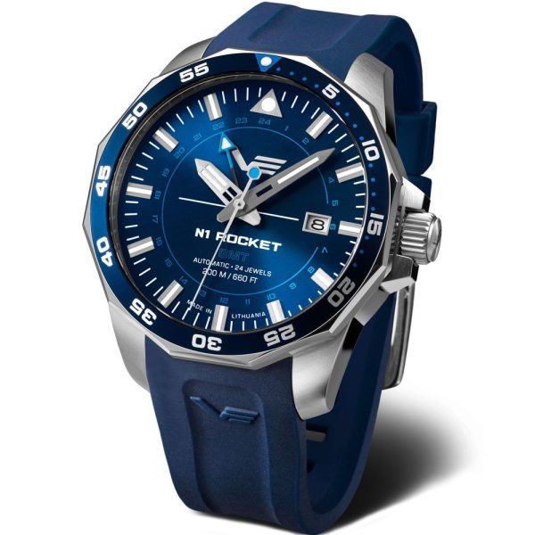 Vostok Europe N1 Rocket GMT montre pour hommes NH34A-225A712-SB