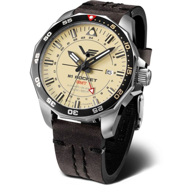 Vostok Europe N1 Rocket GMT montre pour hommes NH34A-225A713-L
