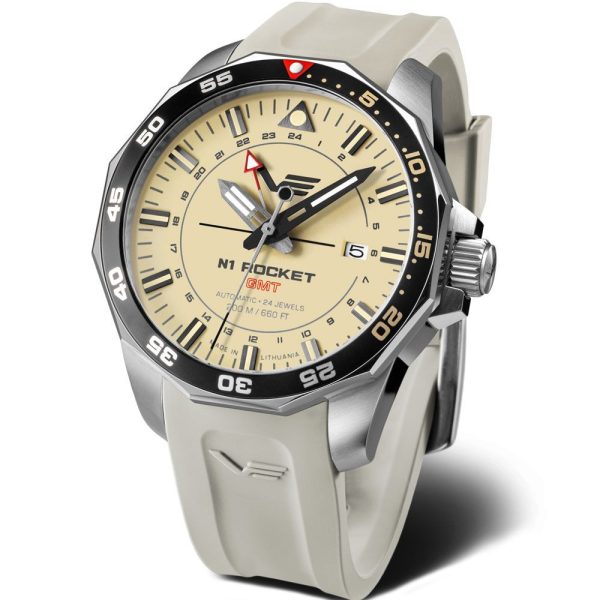 Vostok Europe N1 Rocket GMT montre pour hommes NH34A-225A713-SBE