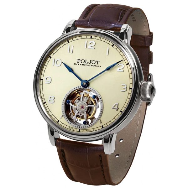Poljot International Tourbillon Limited Edition montre pour hommes 3400.T-XVIII-CS