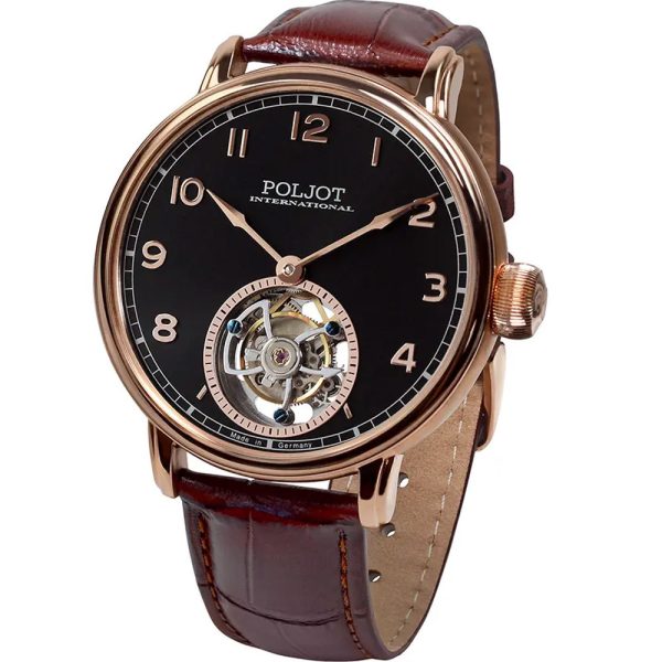 Poljot International Tourbillon Limited Edition montre pour hommes 3400.T-XVIII-SG