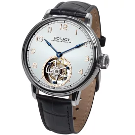   Poljot International Tourbillon Limited Edition montre pour hommes 3400.T-XVIII-SS