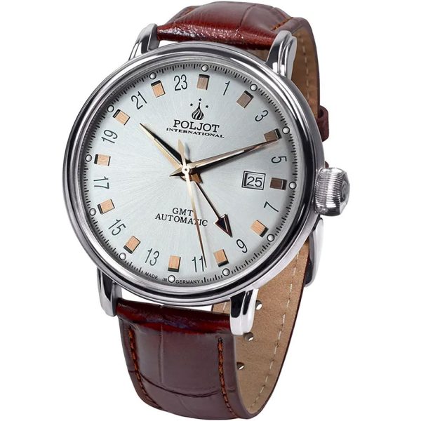 Poljot International Jaros GMT montre pour hommes 34NH.4200111