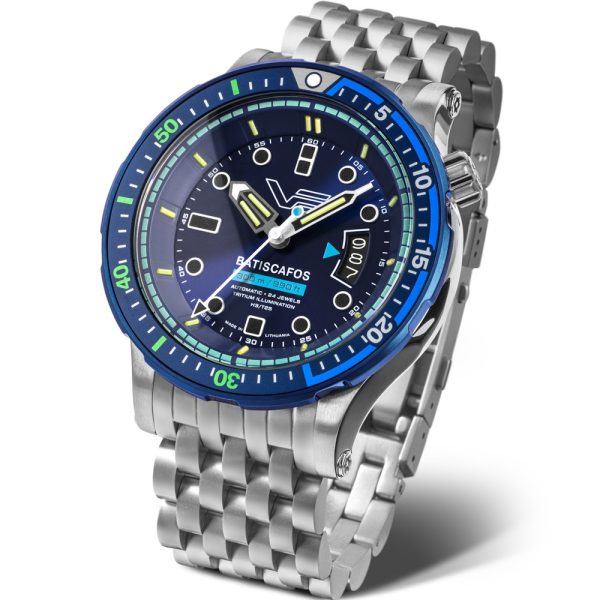 Vostok Europe Batiscafos montre pour hommes NH35-511E768-B
