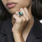 Swarovski Chroma anneau 58 5610801