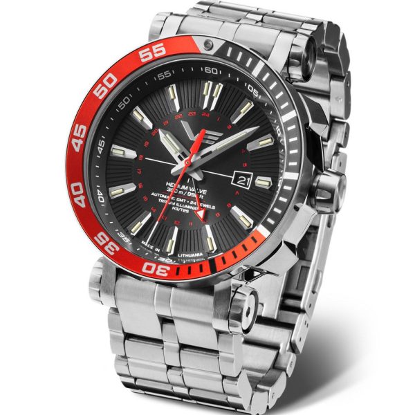 Vostok Europe Energia Rocket GMT montre pour hommes NH34A-575A717-BK