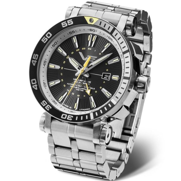 Vostok Europe Energia Rocket GMT montre pour hommes NH34A-575A718-B