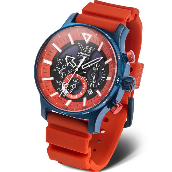 Vostok Europe Expedition North Pole-1 Solar Power Chronograph montre pour hommes VK42-595D734
