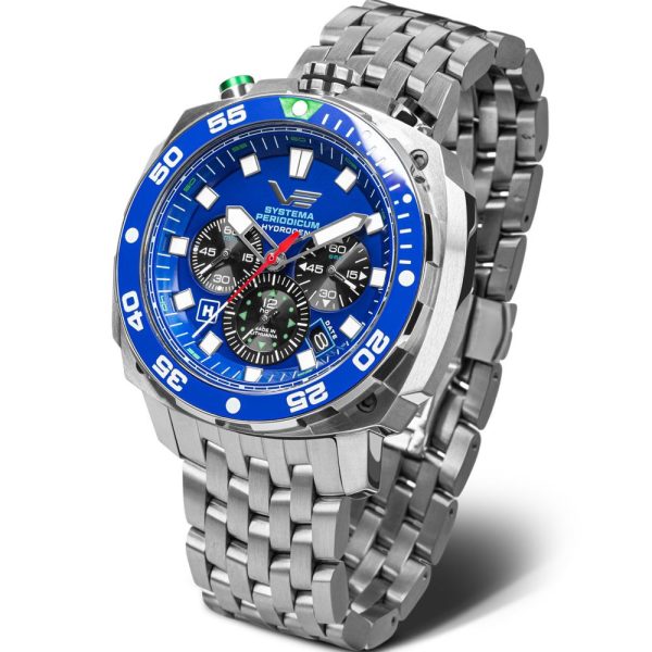 Vostok Europe Systema Periodicum Hydrogen montre pour hommes VK67-650A720-B