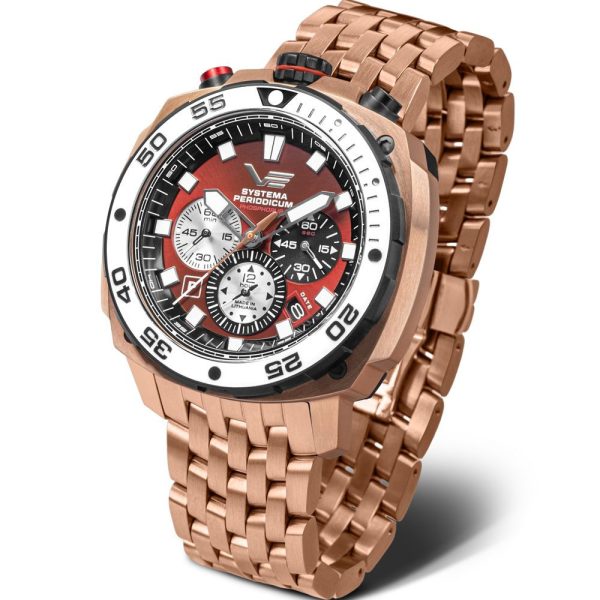 Vostok Europe Systema Periodicum Phosphorus montre pour hommes VK67-650E724-B