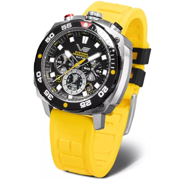 Vostok Europe Systema Periodicum Sulfur montre pour hommes VK67-650E725