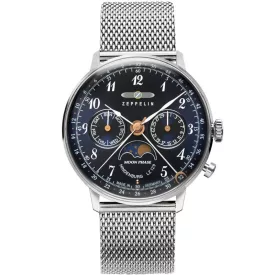 Zeppelin LZ129 Hindenburg Moon Phase montre femme 7037M-3