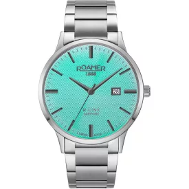   Roamer R-Line Tiffany Blue Classic montre pour hommes 718833 41 05 20