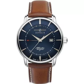 Zeppelin Atlantic Timezone montre pour hommes 8442-3