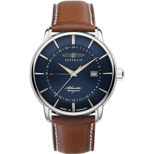 Zeppelin Atlantic Timezone montre pour hommes 8442-3