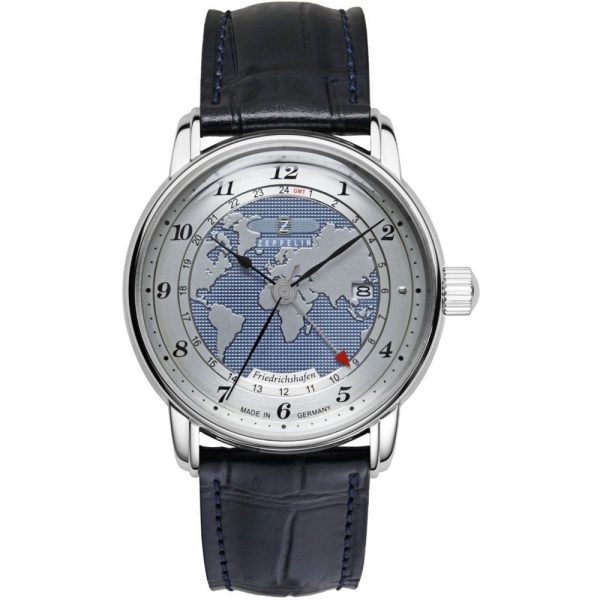 Zeppelin Friedrichshafen GMT montre pour hommes 8596-3