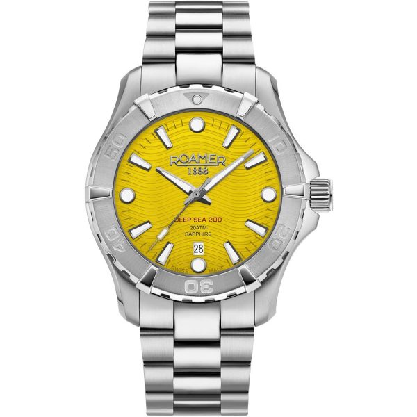 Roamer Deep Sea 200 Canola Limited Edition montre pour hommes 860833 41 05 20