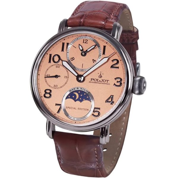 Poljot International Doubletimer montre pour hommes 9120.2940333