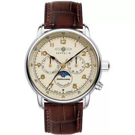   Zeppelin Méditerranée 1921 Moon Phase montre pour hommes 9636-5