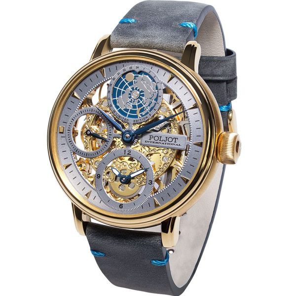 Poljot International Globetrotter Limited Edition montre pour hommes 9730.2940653