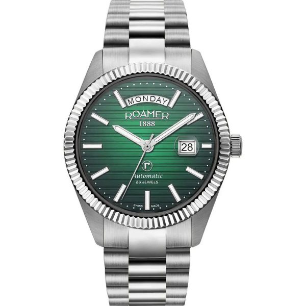 Roamer Primeline Day-Date montre pour hommes 981666 41 75 50