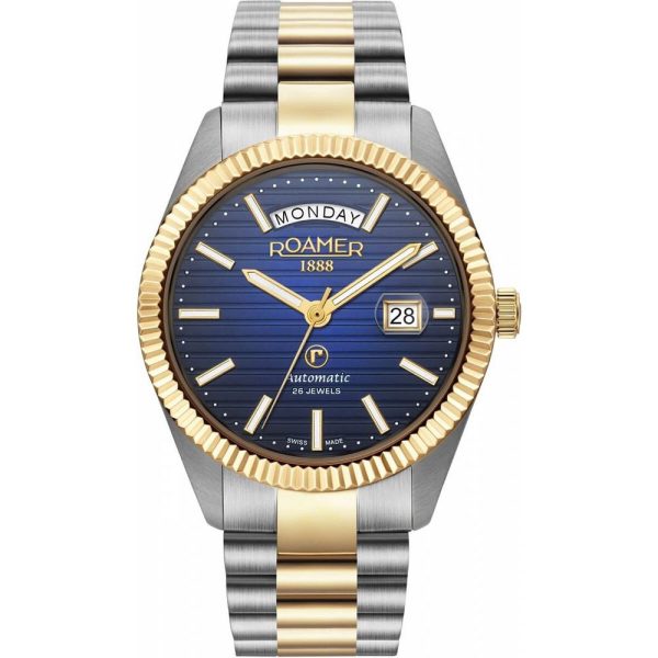 Roamer Primeline Day-Date montre pour hommes 981666 47 45 50