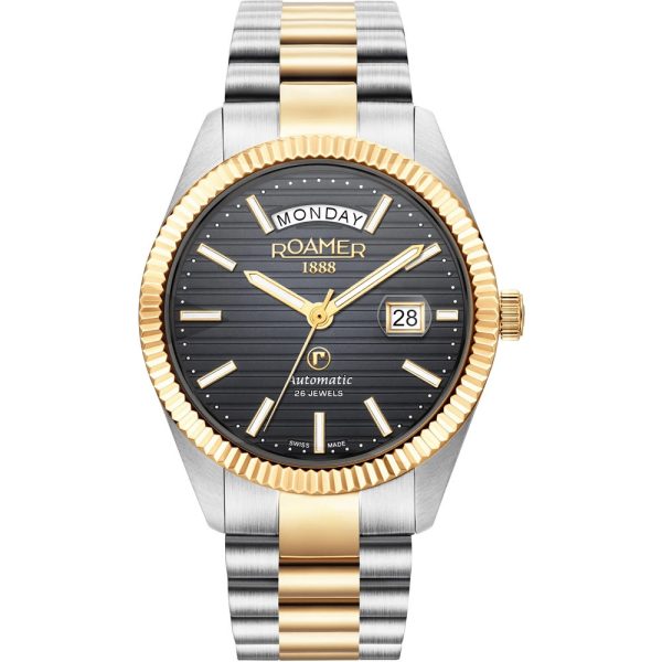 Roamer Primeline Daydate II montre pour hommes 981666478520