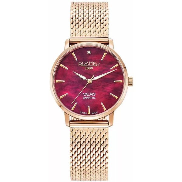 Roamer Valis Diamond montre femme ensemble 989847 46 60 05