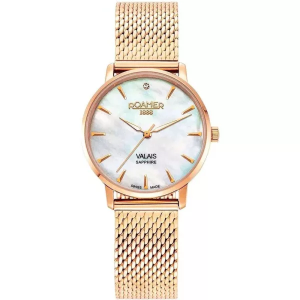 Roamer Valais Diamond montre femme ensemble 989847 49 10 05