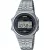 Casio Vintage montre unisexe A171WE-1AEF, cadran noir, bracelet en acier inoxydable argenté