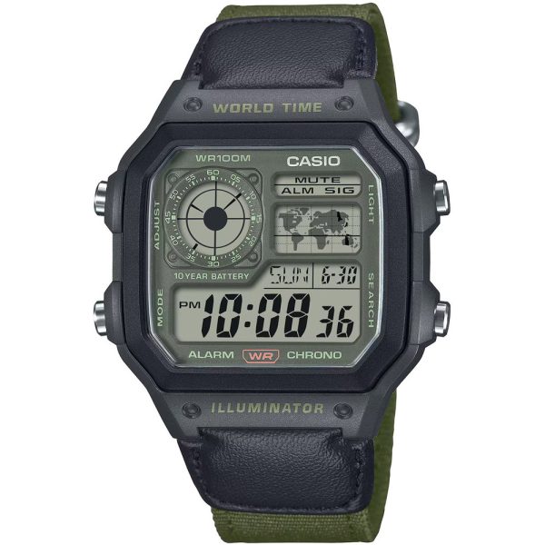 Casio Classic montre pour hommes AE-1200WHUB-3AVEF