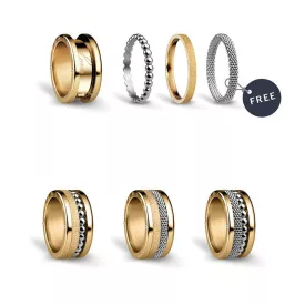 Bering femelle anneau ensemble BICOLOUR-7