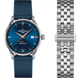   Certina DS-1 Powermatic 80 montre pour hommes ensemble C029.807.11.041.02