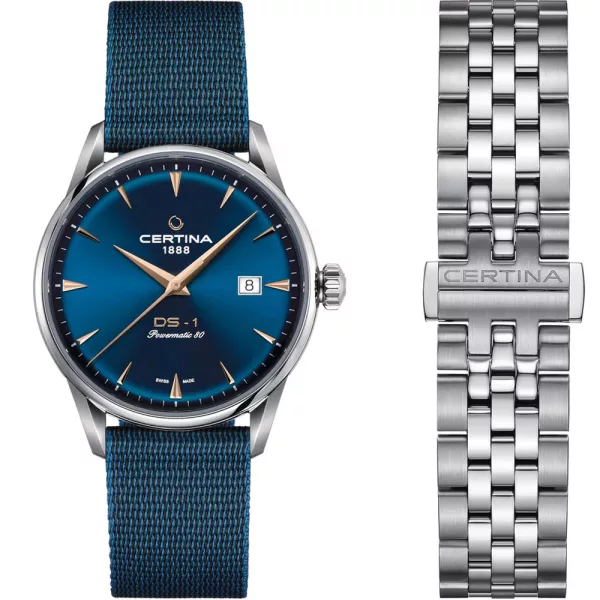 Certina DS-1 Powermatic 80 montre pour hommes ensemble C029.807.11.041.02