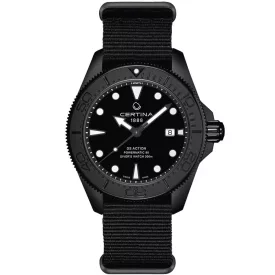   Certina DS Action Diver 43mm Powermatic 80 montre pour hommes C032.607.38.051.00