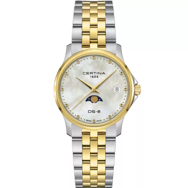 Certina DS-8 Moonphase montre femme C045.223.22.111.00