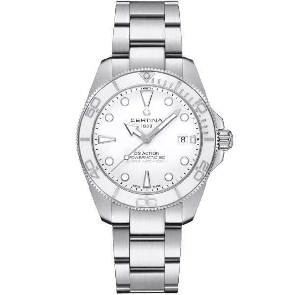 Certina DS Action Diver 40mm Powermatic 80 montre pour hommes C048.407.11.011.00