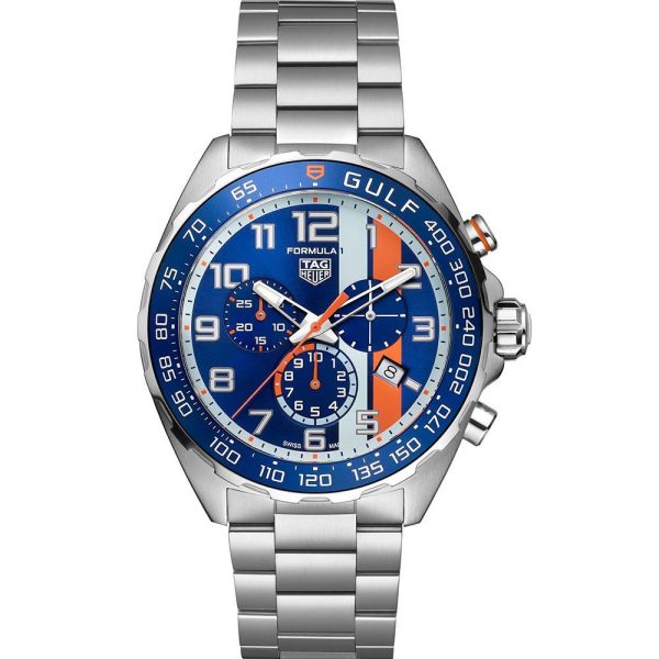 Tag Heuer Formula 1 Gulf Special Edition montre pour hommes CAZ101AT.BA0842