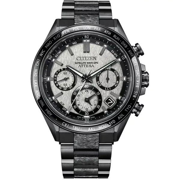 Citizen Attesa Satellite Wave GPS montre pour hommes CC4055-66H