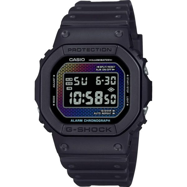 Casio G-Shock Rainbow Brick Wall montre pour hommes DW-5600RW-1ER