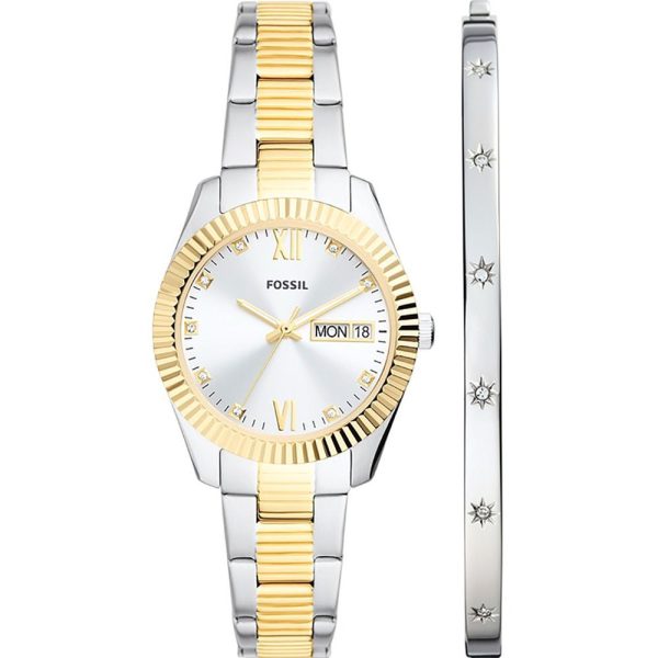 Fossil Scarlette montre femme ensemble ES5253SET